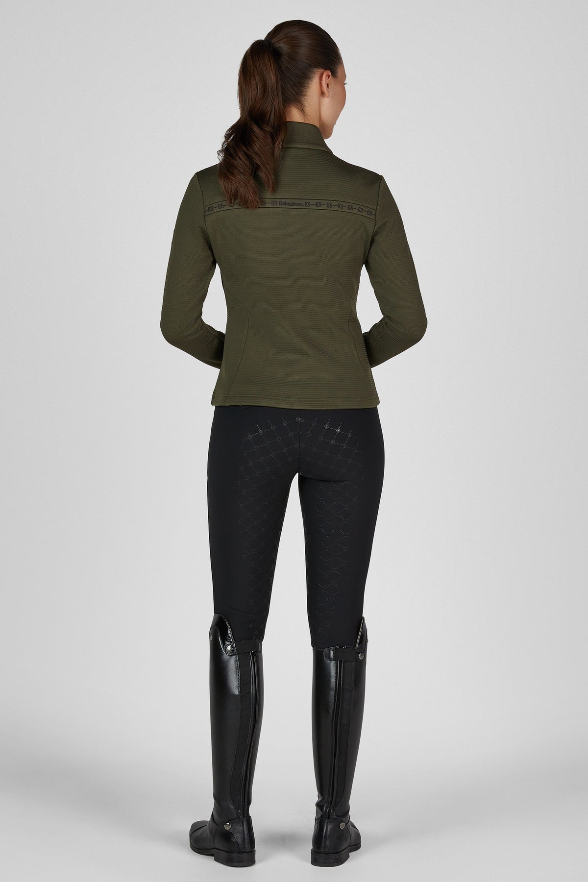 Eskadron Heritage 26/27 Womens Ribbed Longsleeve Zip Shirt Women’s Riding Clothing