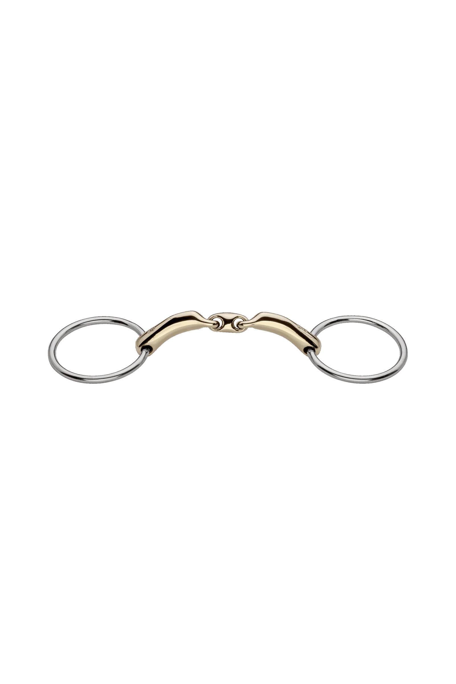 Sprenger Novocontact Loose Ring Snaffle, Double Jt. 14mm, Sensogan Horse Bits