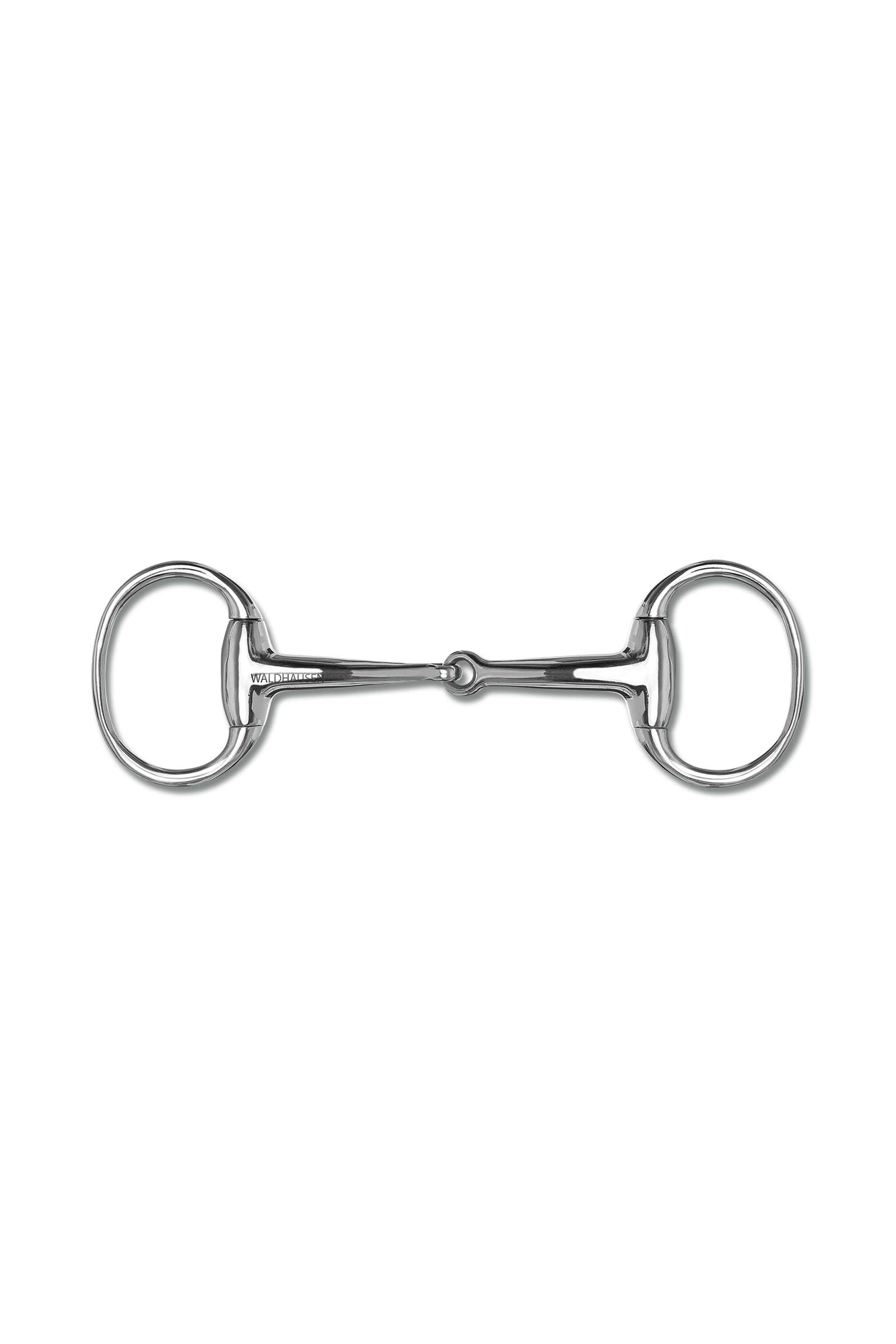 Waldhausen Egg Butt Snaffel SS Solid, Single Jt.,  16 mm Horse Bits