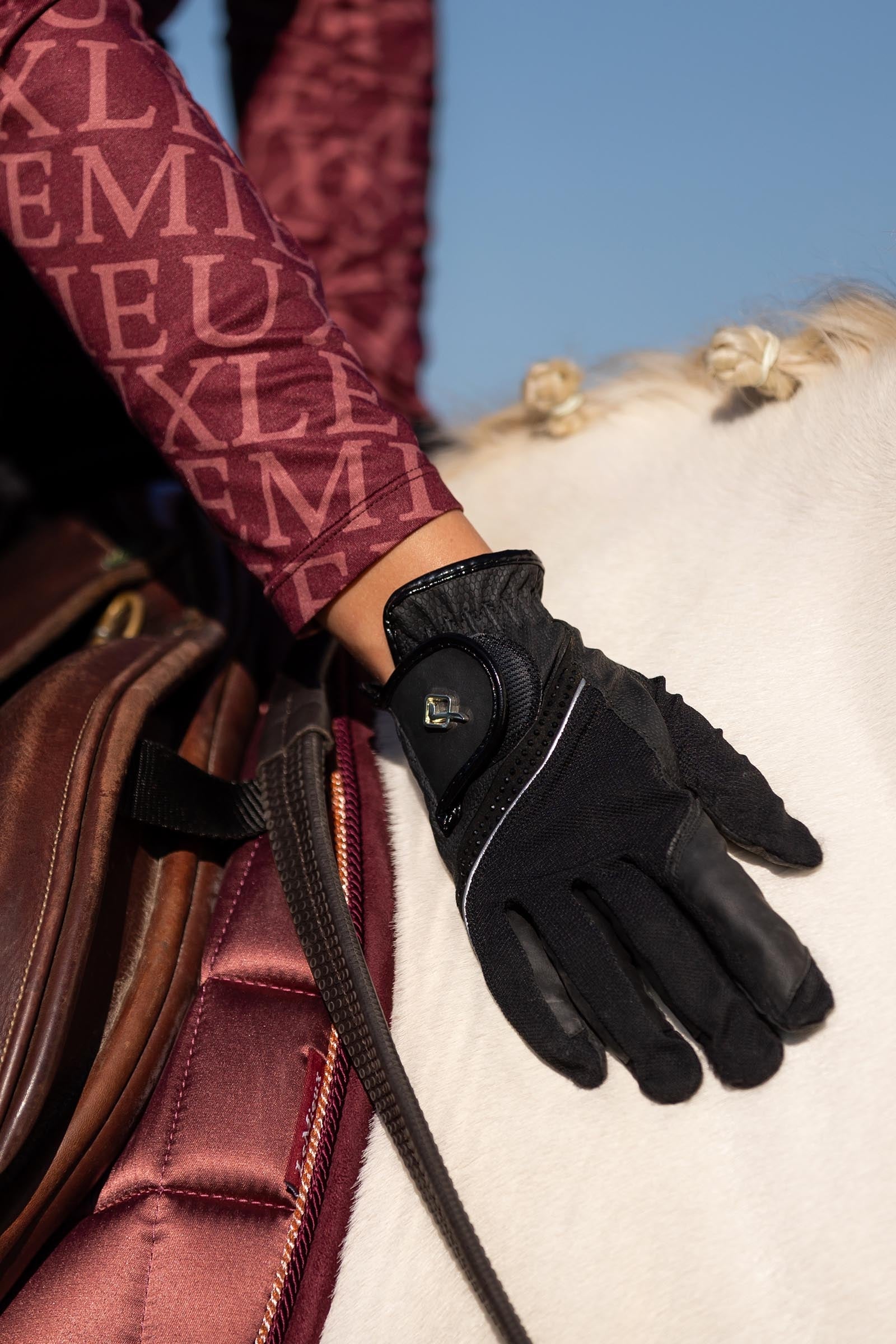 LeMieux Crystal Gloves Riding Gloves