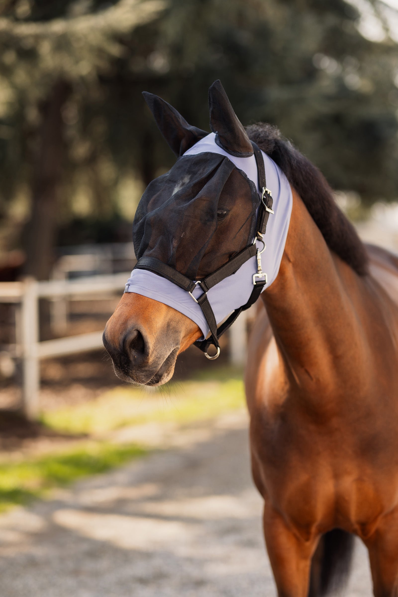 Horze Mountain Essence stretch Fly Mask Antifly Protection for Horses