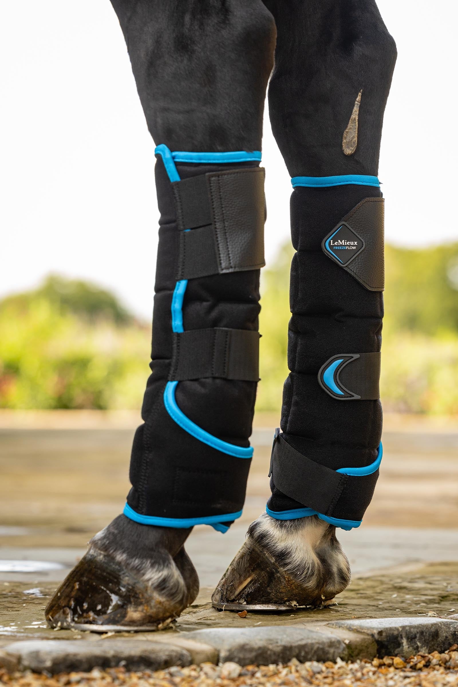 LeMieux Freeze Flow Ice Boot Hind Leg & Hoof Protection