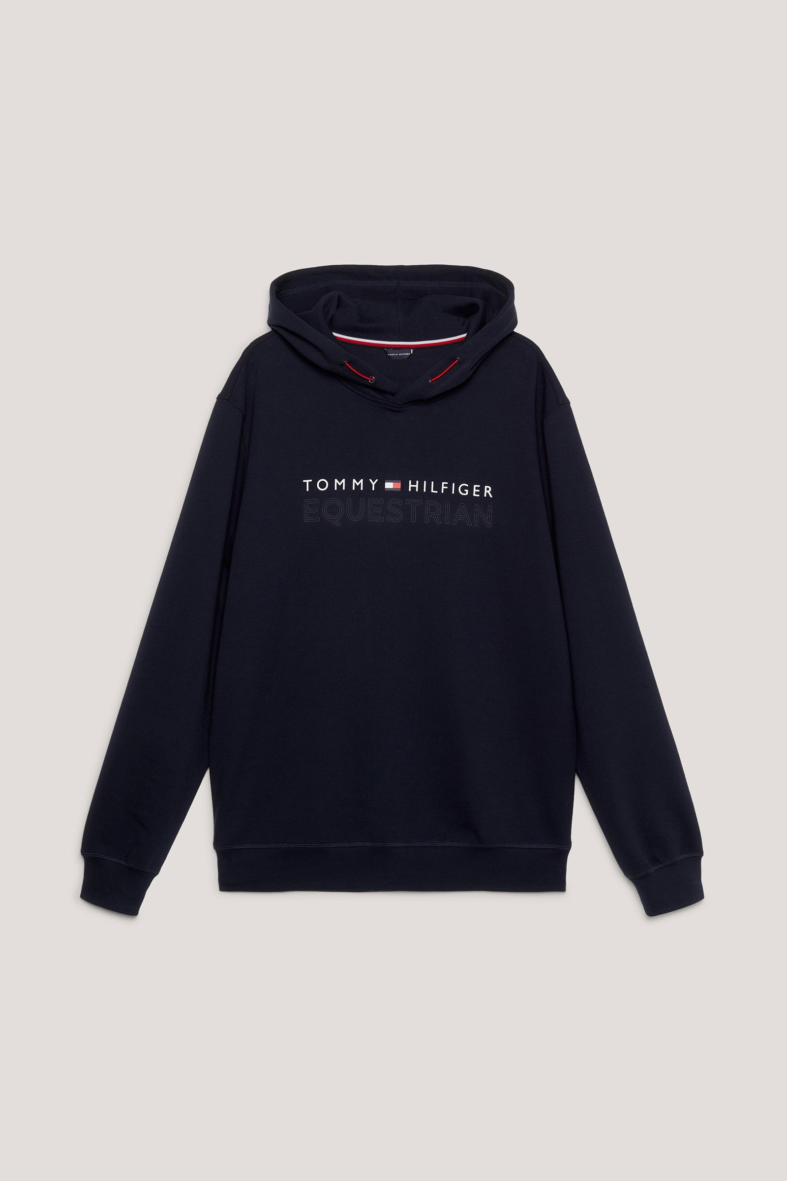 Tommy Hilfiger Equestrian London Logo Fleece Hoodie Mens Riding Clothing