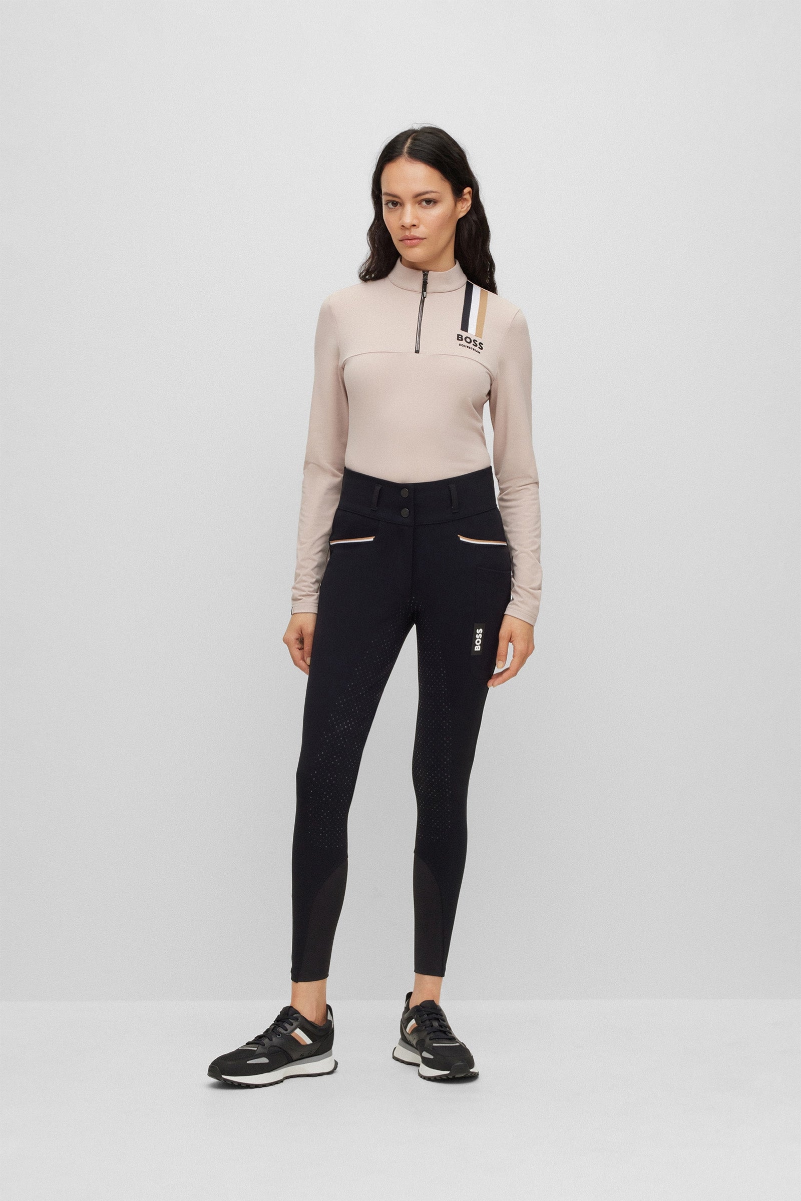 Boss Hailey Full Grip High Waist Summer Breeches Womens Breeches
