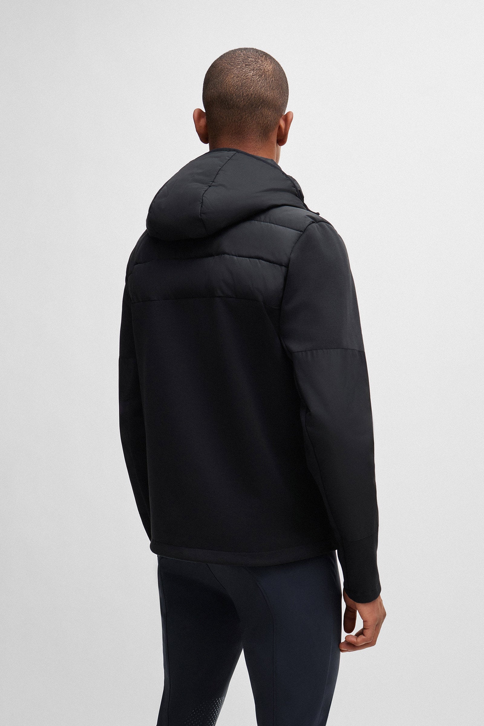 BOSS Equestrian Boss Jeff Hybrid Puffer Jacket Mens Riding Clothing