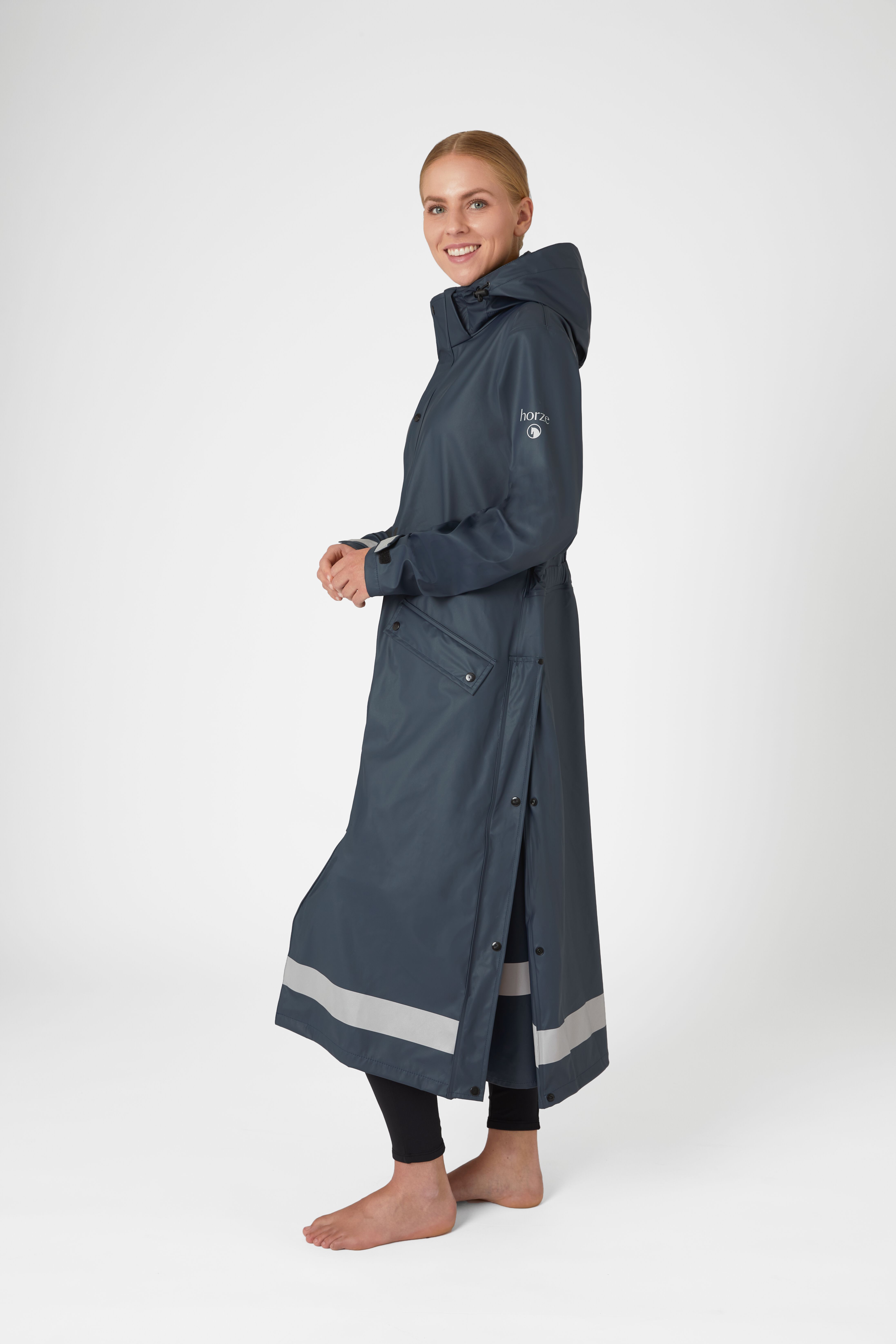 Ladies long sale rain coats