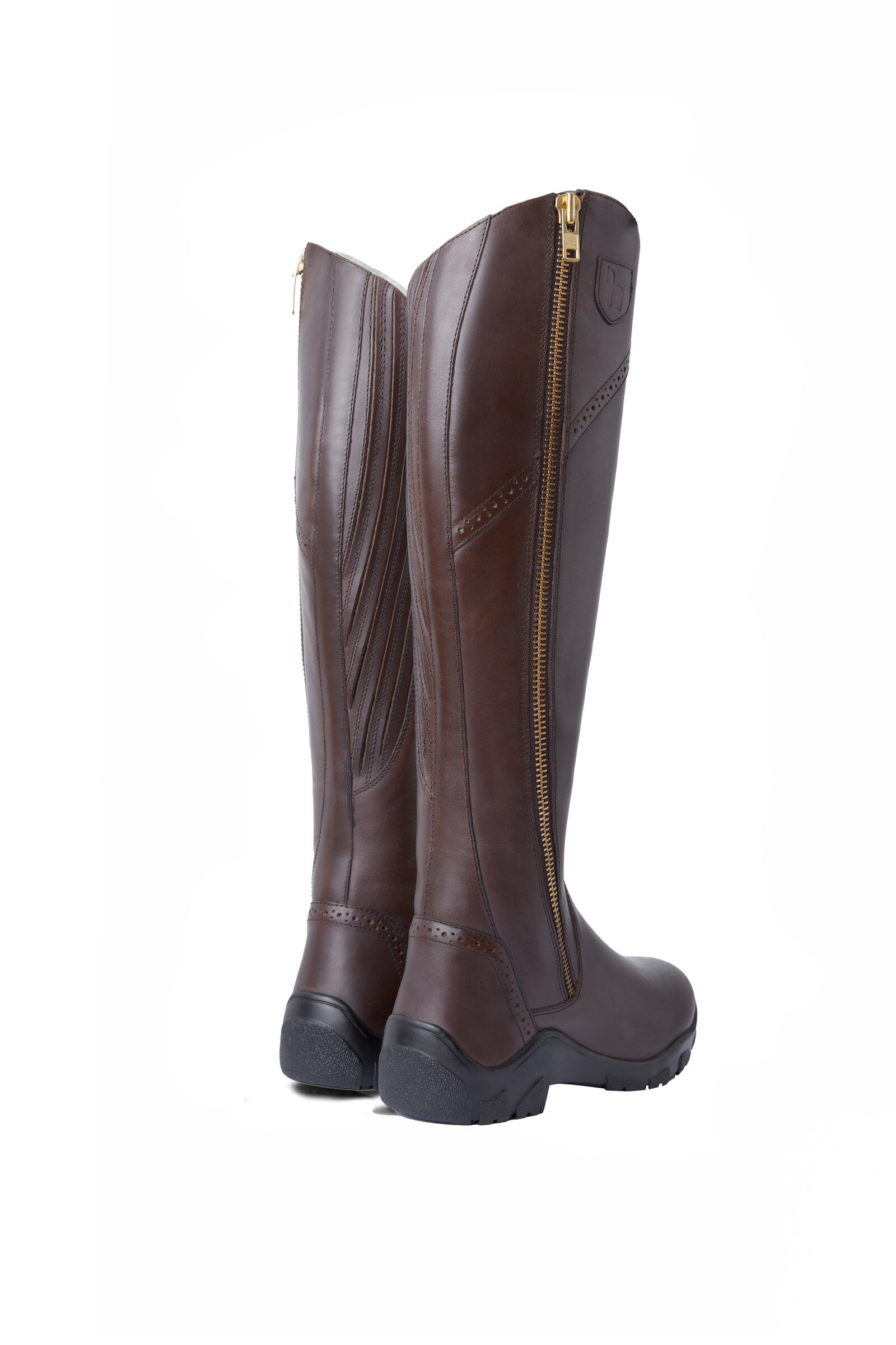 Tall leather 2025 winter boots