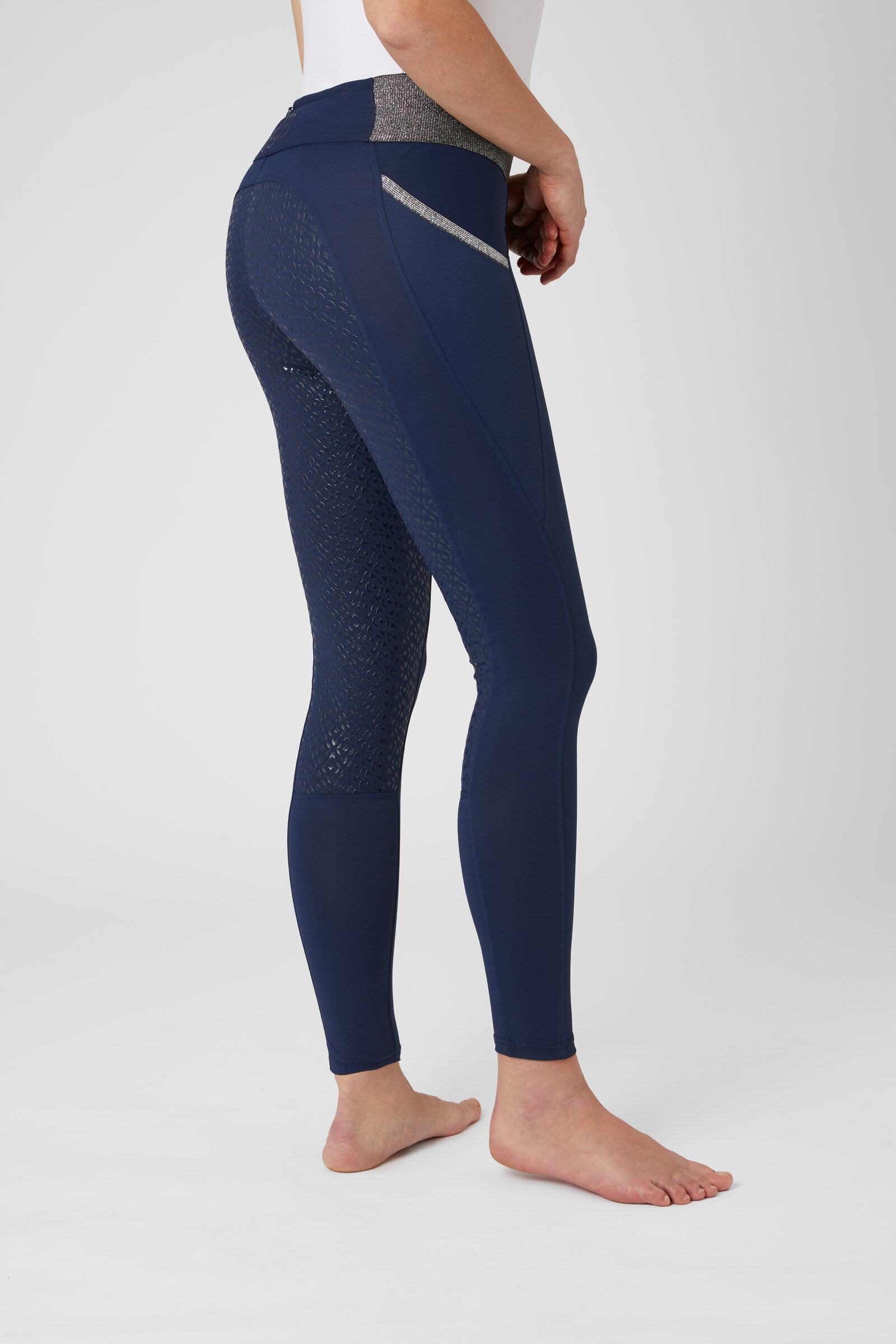 Full Seat Riding Tights for Women with Glitter Waist | horze.co.uk