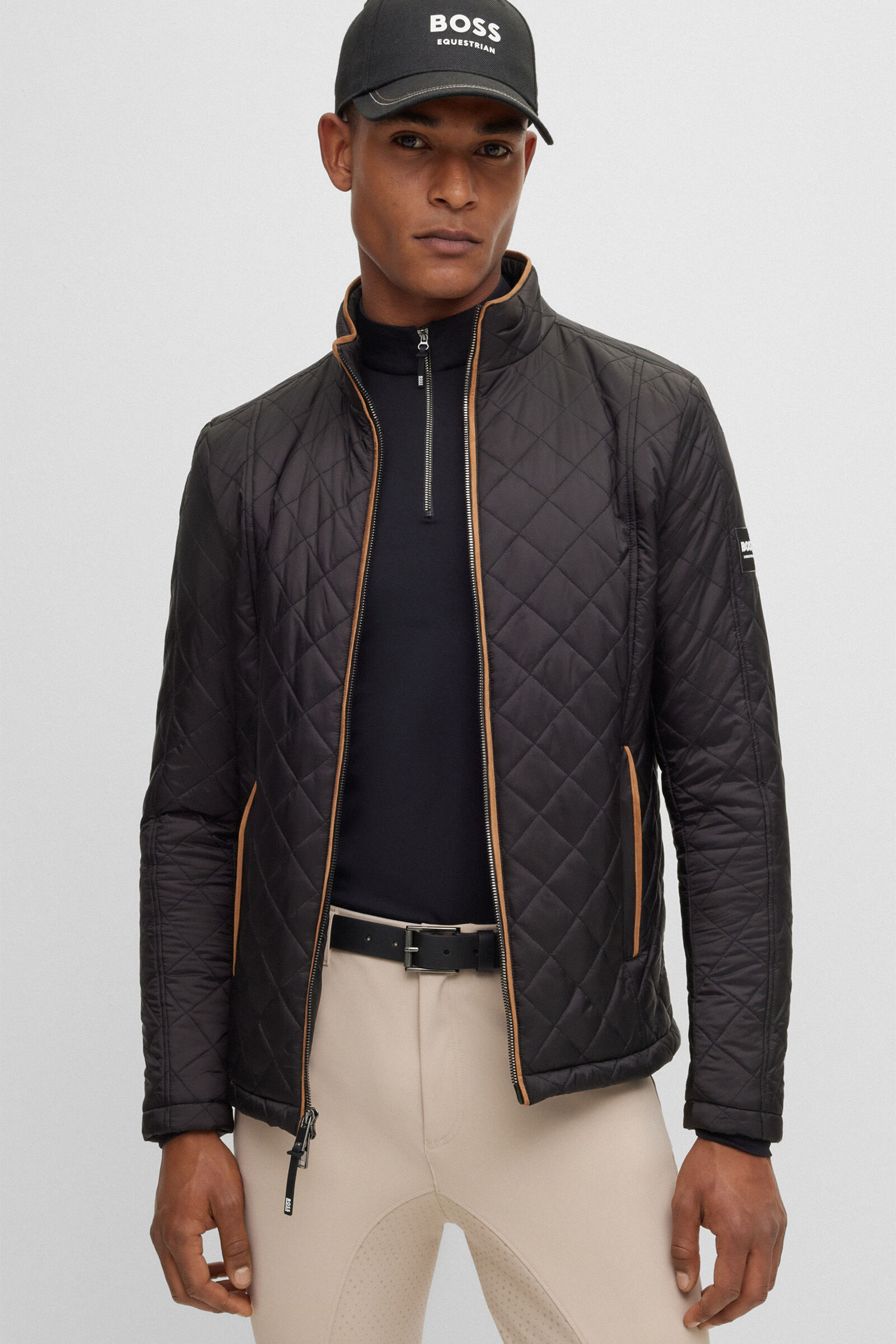 Hugo boss best sale quilted bomber jacket